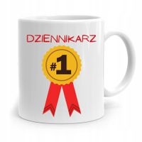 Kubek Dziennikarza Reportera Dziennikarz Nr Jeden Z Nadrukiem Ze Zdjęciem