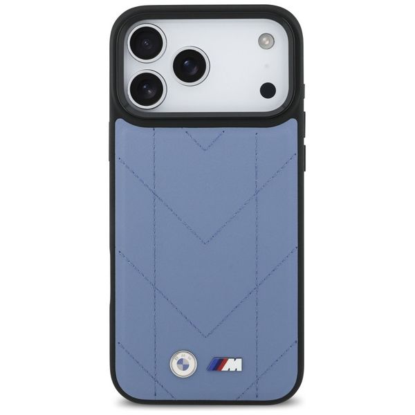 Etui BMW M Quilted Logo MagSafe do iPhone 17 Pro Max niebieski zdjęcie 3