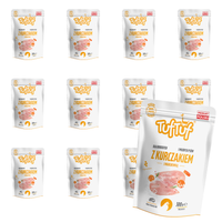 MOKRA KARMA DLA PSA TufTuf SASZETKA MIELONKA KURCZAK MARCHEWKA 12x300G