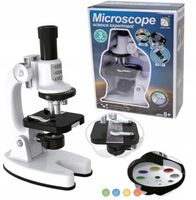 MIKROSKOP EDUKACYJNY DLA DZIECI 1200X ZESTAW NA PREZENT LED NAUKOWY COIL