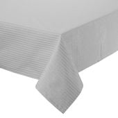 Obrus dekoracyjny FLASH-6 135x180 Eurofirany srebrny w prążki