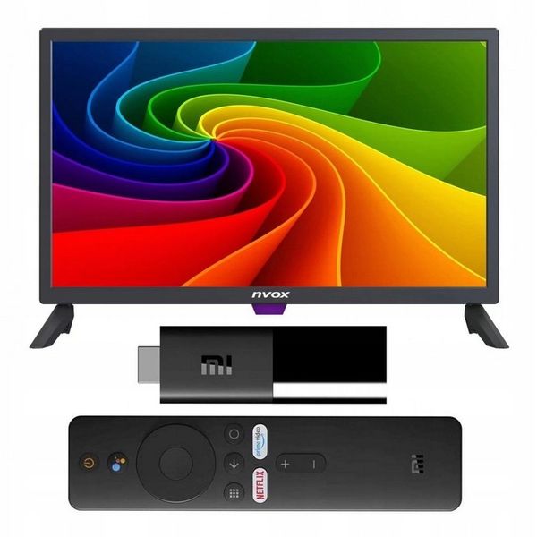 Telewizor SMART Android FHD 24 cale WiFi BT DVBT2 VGA HDMI USB 230V 12V 24V zdjęcie 1