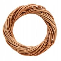 KADAX Wianek Wiklinowy 40 cm Wiklina Gruby Stroik