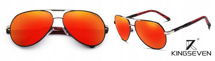 Okulary przeciwsłoneczne KINGSEVEN AVIATOR PILOTKI zdjęcie 4