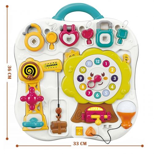 WOOPIE Tablica Montessori Manipulacyjna Sensoryczna Interaktywna dla Malucha na Arena.pl