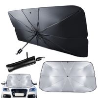 Składana osłona termiczna na przednią szybę samochodową przeciwsłoneczna