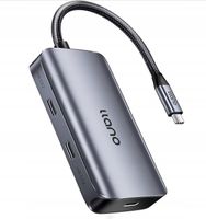 STACJA DOKUJĄCA HUB DO LAPTOPA MACBOOK PC USB-C 3.2 GEN2 4 PORTY 100W IPAD