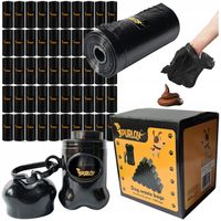 WORKI Na Psie Odchody Kupy + ETUI Zestaw 1000 sztuk Woreczki Mocne Torebki