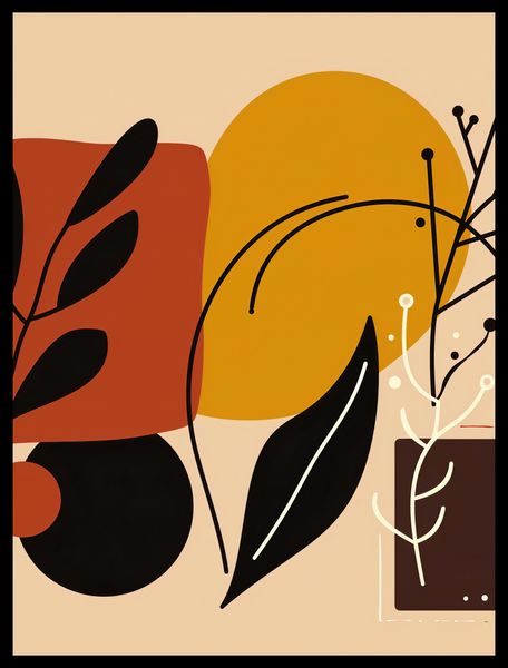 Plakat 75x100cm Ciepłe Kontury zdjęcie 2