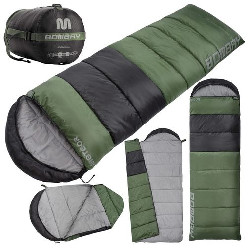 Śpiwór Turystyczny Duży Ciepły Mumia Kołdra Kempingowy Pod Namiot METEOR na Arena.pl