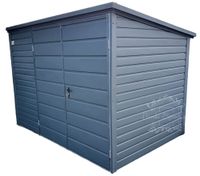 Domek Ogrodowy Schowek 2,5x2 brama dwuskrzydłowa Antracyt ID537