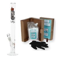bongo king lion fajka wodna 46 cm 18,8 mm + glass cleaner do