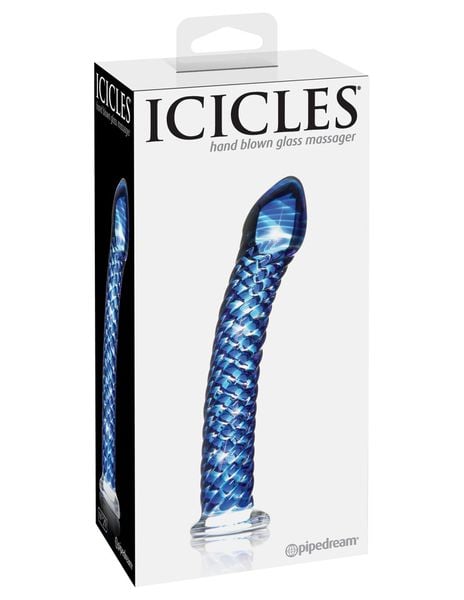 Szklane Dildo Ze Spiralą - Icicles No 29 Pipedream zdjęcie 1