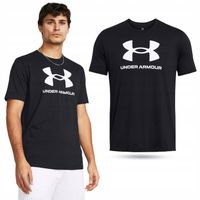 KOSZULKA MĘSKA UNDER ARMOUR T-SHIRT SZYBKOSCHNĄCA BAWEŁNA SPORT 1382911-001