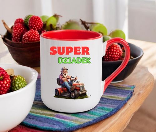 KUBEK Z NADRUKIEM ŚMIESZNY PREZENT DZIEŃ DZIADKA URODZINY IMIENINY DZIADEK na Arena.pl