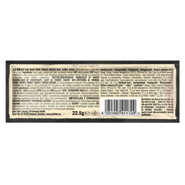 Baton proteinowy Jack Link's Beef Bar 5x Original 5x SweetHot zdjęcie 4