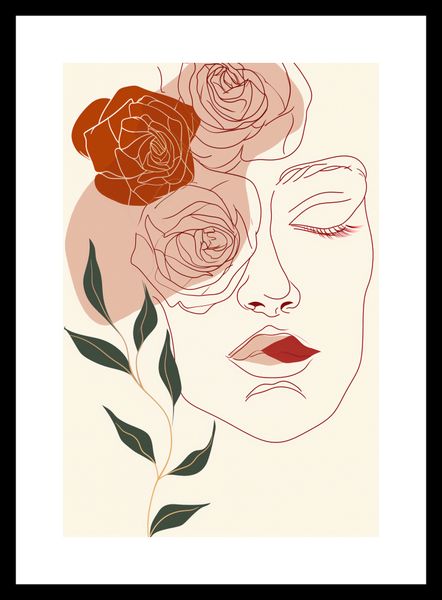 Plakat 20x30cm Beż i Twarz zdjęcie 3