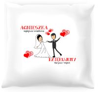 Poduszka personalizowana -  Podziękowania dla świadkowej #03
