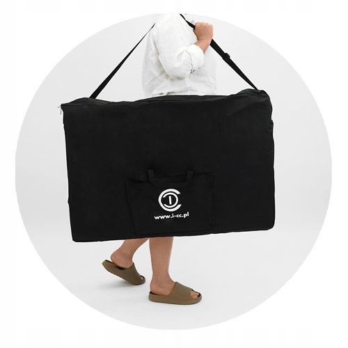 Stół Łóżko Masażu Składany Aluminiowy Przenośny 2-Segmentowy Leżanka na Arena.pl