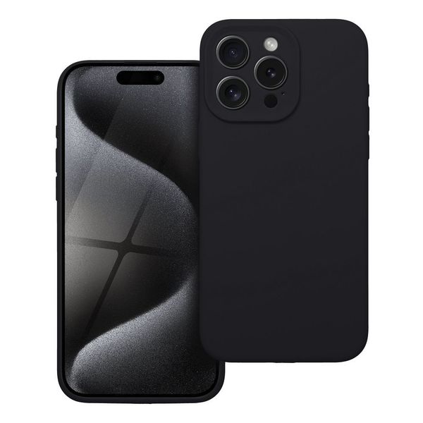 Futerał SILICONE 2mm do IPHONE 15 Pro Max czarny zdjęcie 1