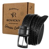 pasek męski skórzany 3,4cm prs-02-g-115-0559 black