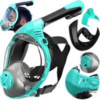 Maska do Nurkowania Snorkelingu Pełnotwarzowa systemy DRYTOP ANTIFOG