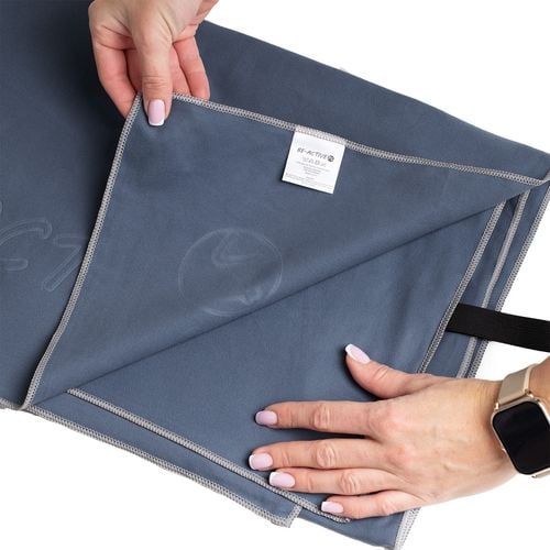 Ręcznik Szybkoschnący Z Mikrofibry 180X100 Szary na Arena.pl