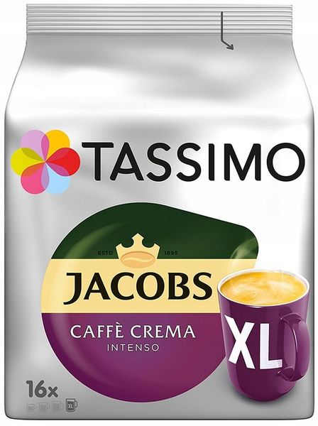 Kapsułki TASSIMO Jacobs Caffe Crema Intenso XL 16 zdjęcie 1