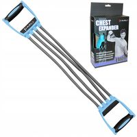 TRENINGOWY SOLIDNY EKSPANDER DO ĆWICZEŃ FITNESS PILATES 4 GUMOWE NACIĄGI