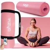 GRUBA Mata Gimnastyczna do Ćwiczeń Jogi Pilatesu 190x60 NBR Fitness