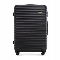 WITTCHEN duża walizka z ABS-u żebrowana czarna