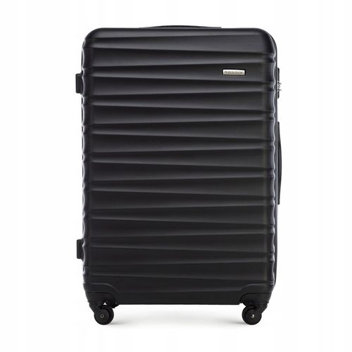 WITTCHEN duża walizka z ABS-u żebrowana czarna na Arena.pl