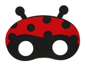 Maska filcowa Biedronka przebranie karnawał urodziny