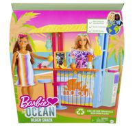 BARBIE Loves the Ocean Plażowy bar Zestaw GYG23