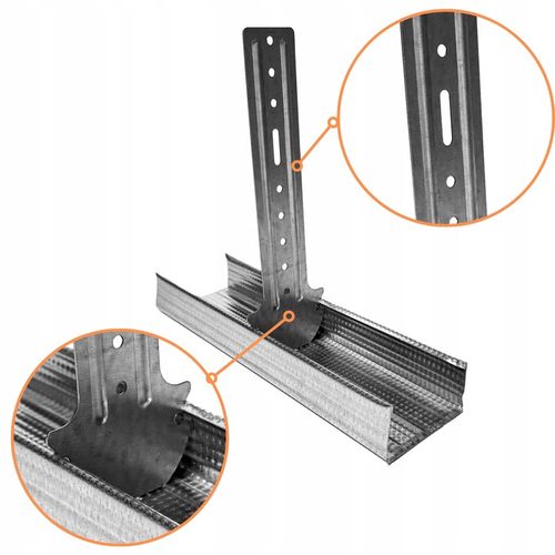 Wieszak Grzybkowy Kotwowy do Poddaszy Profili CD60 180 mm 100 szt Starkas na Arena.pl