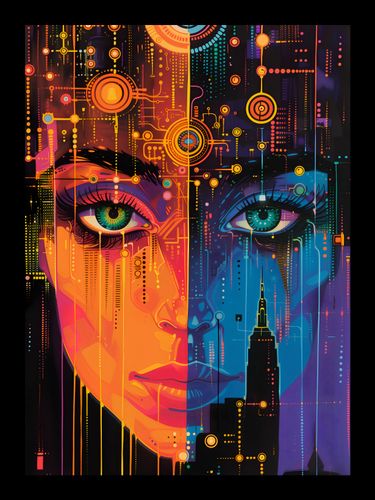 Plakat 13x18cm Cyfrowa Psyche na Arena.pl