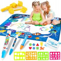 MATA WODNA DO MALOWANIA RYSOWANIA WODĄ XXL DUŻA MAGICZNA PISAKI ZESTAW XXL