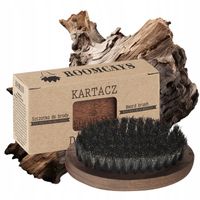 SZCZOTKA DO BRODY KARTACZ Z DZIKA ROOMCAYS NATURALNE DREWNO WŁOSIE