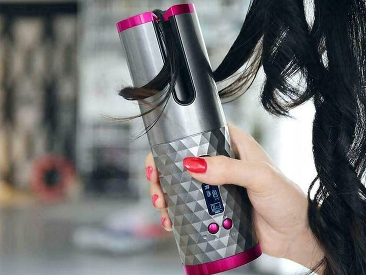 AUTOMATYCZNA LOKÓWKA DO WŁOSÓW OBROTOWA LCD zdjęcie 8