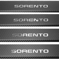 Listwa progowa KIA SORENTO MK3 Stal nierdzewna 304 carbon 4szt