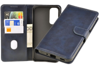 Etui portfel Wallet do Samsung Galaxy A16 5G granatowy