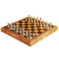 Ekskluzywne szachy Staunton włoski zestaw prezentowy+Backgammon+Warcaby