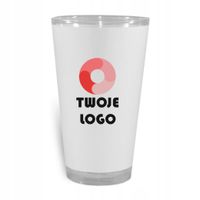 Szklanka Latte Duża nadruk TWOJE LOGO NAPIS gadżet firmowy 25 sztuk