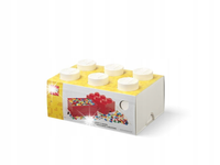 LEGO Classic 40000804 Pojemnik klocek LEGO Brick 6 - Biały White Na Klocki
