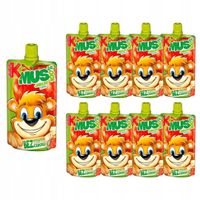 Kubuś Mus 100% jabłko banan 100 g x 8 sztuk