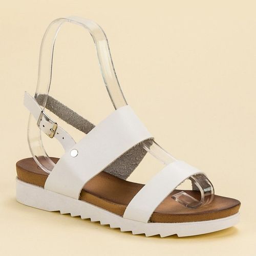 Białe Sandały Płaskie r.39 na Arena.pl