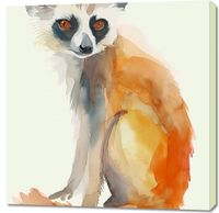 Obraz 90x90cm Lemurek