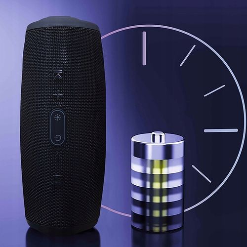 GŁOŚNIK PRZENOŚNY BLUETOOTH + LED BEZPRZEWODOWY CZARNY WODOODPORNY SOLIDNY na Arena.pl