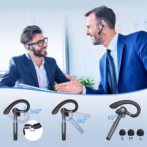 SŁUCHAWKA BLUETOOTH DLA KIEROWCY DO TELEFONU ROZMÓW BEZPRZEWODOWA ZESTAW na Arena.pl