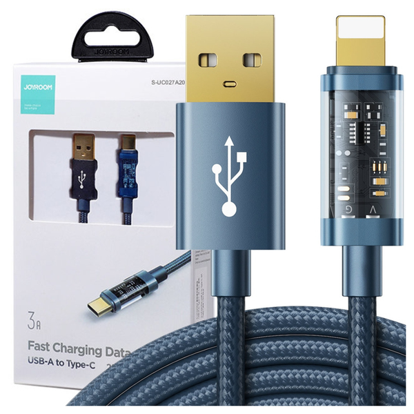 kabel data do usb-a / lightning / 2.4a / 2m joyroom s-ul012a20 zdjęcie 3